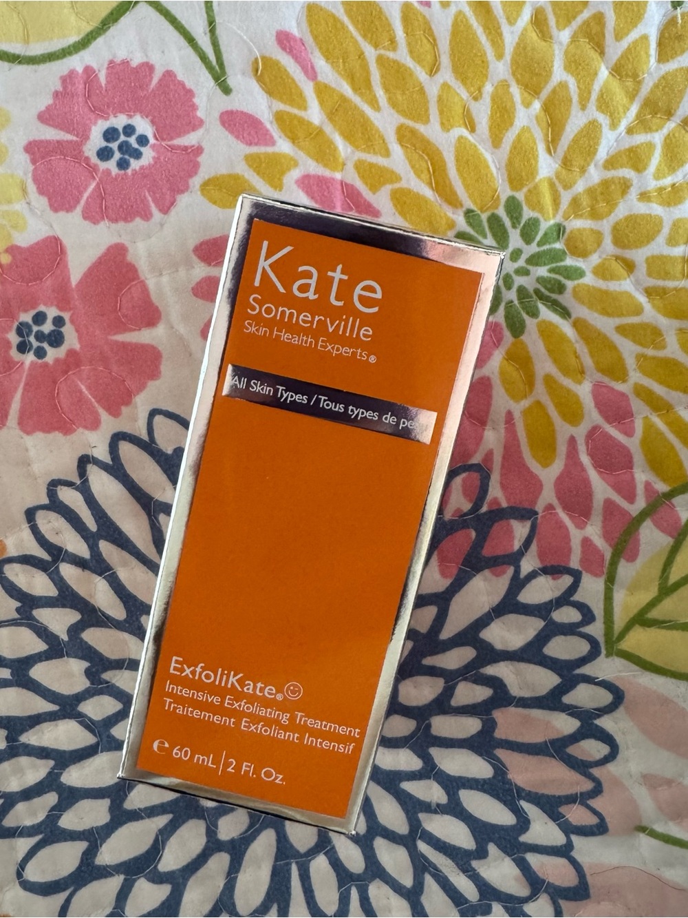New Kate Somerville exfoliKate exfoliating treatment